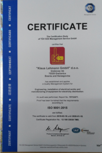 certifikat iso